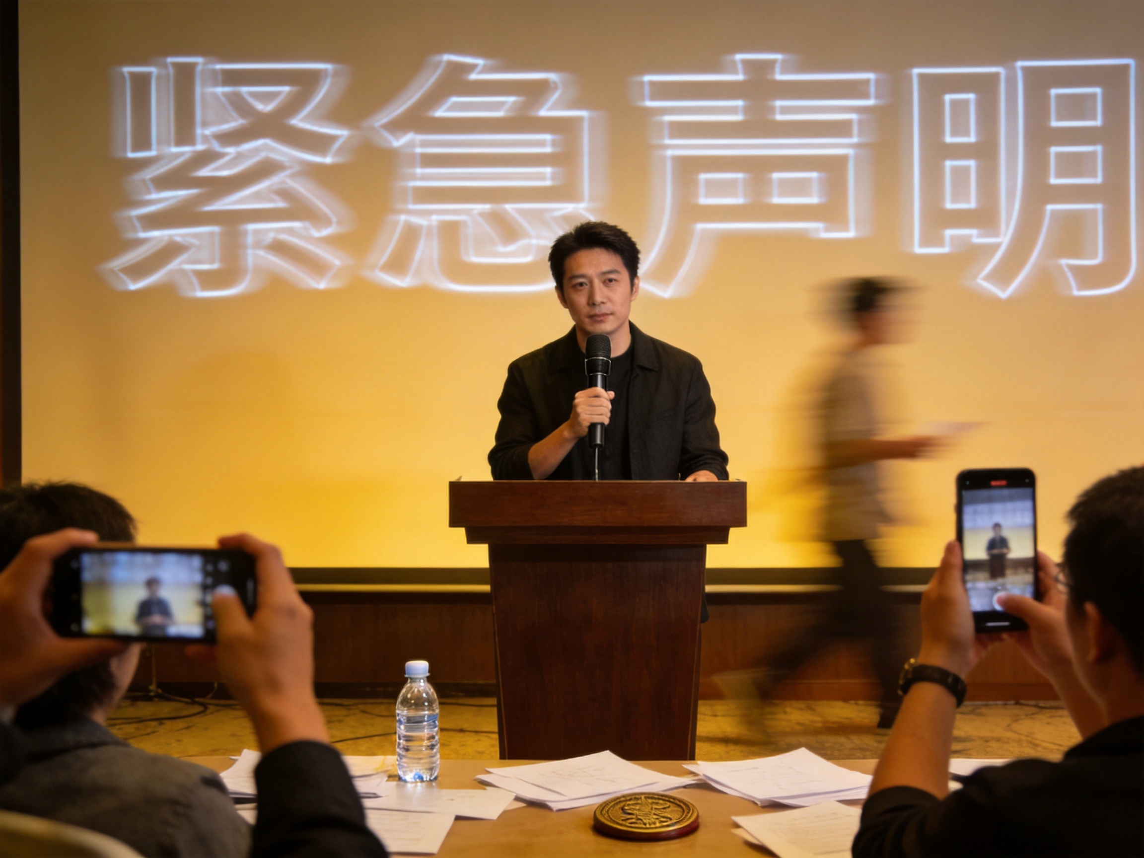 新闻发布会现场